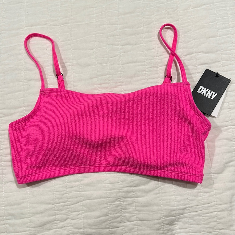 XL Neon Pink Bikini Top
